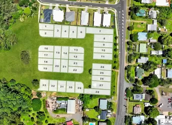 Mountain View Estate - Glass House Mountains Aerial