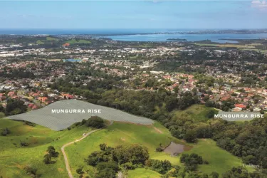 Mungurra Rise Estate - Cordeaux Heights Aerial