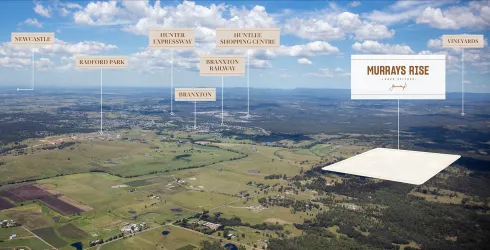 Murray-s Rise Estate - Lower Belford Aerial