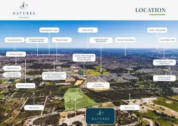 Natures Crossing Estate - Southern River Aerial