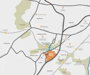 New Breeze Estate - Bardia Location map