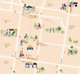 New Ormond Townhouses - Ormond Location map