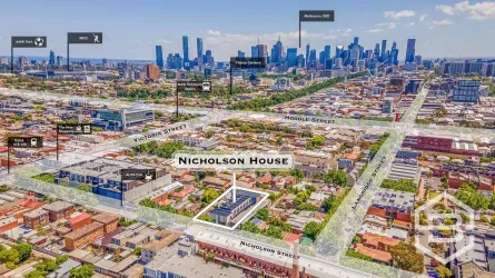 Nicholson House - Abbotsford Aerial