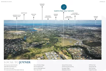 North Pine Golf Estate - Joyner Aerial
