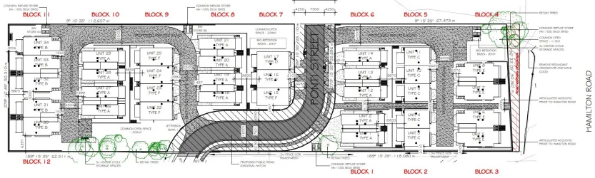 Northwood Townhomes - Mcdowall Master Plan
