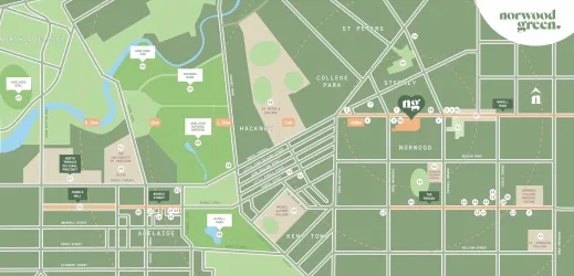 Norwood Green Estate - Norwood Location map