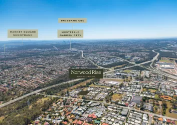 Norwood Rise Estate - Eight Mile Plains Aerial