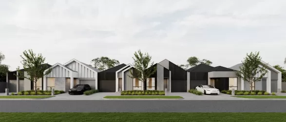 Nostra Homes Townhomes at Coridale - Lara Render