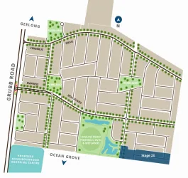 Oakdene Estate - Ocean Grove Release Map