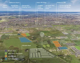 Oaklands Estate - Bonnie Brook Aerial