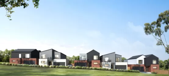 Oakside Place Townhomes - Berwick Render