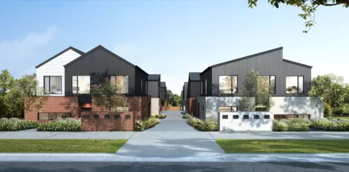 Oakside Place Townhomes - Berwick Render