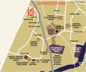 Oakwood Rise Pimpama - Location