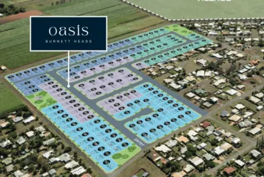 Oasis Estate - Burnett Heads Aerial