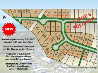 Ocean Breeze Port Douglas Estate - Cooya Beach Release Map