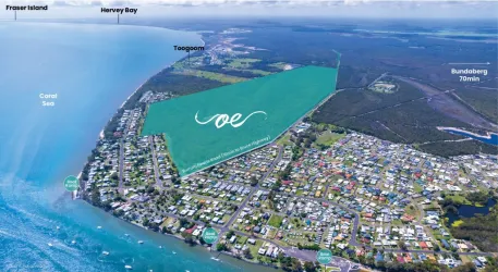 Ocean Edge Estate - Burrum Heads Aerial