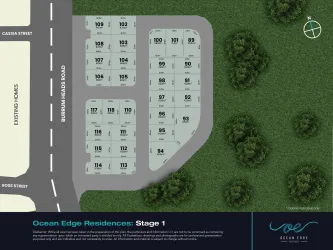 Ocean Edge Estate - Burrum Heads Release Map