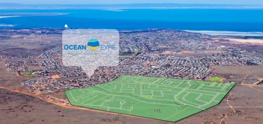 Ocean Eyre Estate - Whyalla Jenkins Aerial