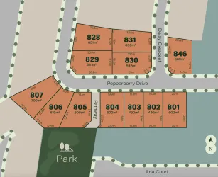 Ooralea Waters Estate - Bakers Creek Release Map