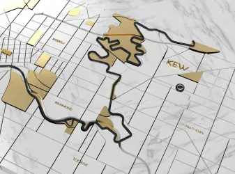 Overture Estate - Kew Location map