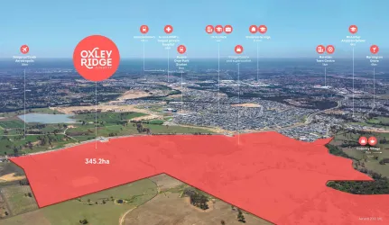 Oxley Ridge Estate - Cobbitty Aerial