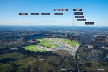 Panorama at North Wilton Estate - Wilton Aerial