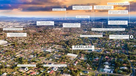 Parkland at Stretton Estate - Stretton Aerial