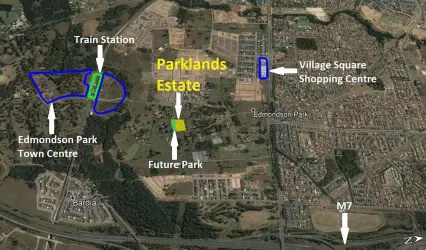 Parklands Estate - Edmondson Park Aerial