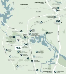 Parklane Estate - Lawnton Location map