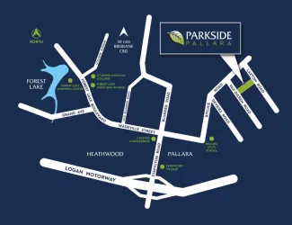 Parkside Estate - Pallara Location map