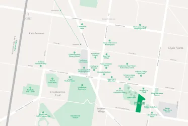 Pavilion location map