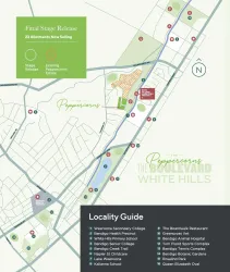 Peppercorns Bendigo White Hills Location map