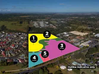 Platypus Park Estate - Goonellabah Aerial