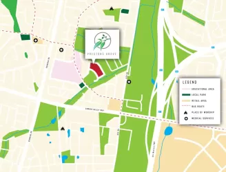 Prestons Grove Estate - Prestons Location Map