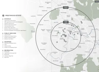 Prestwood Estate - Logan Reserve Location Map