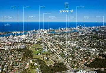 Prince Street Townhomes - Southport Aerial