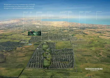 Quartet Townhomes at Windermere - Mambourin Aerial