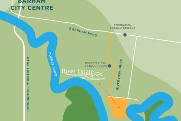 River Estate - Barham Location Map