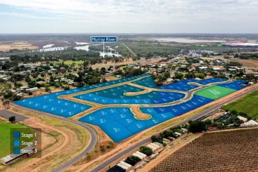 River Heights Estate - Merbein Aerial