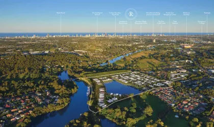 Riverina Estate - Nerang Aerial