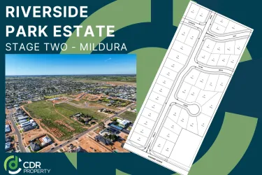 Riverside Park Estate - Mildura Release Map