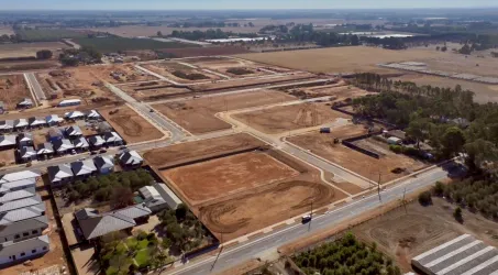 Roberts Farm Estate - Munno Para Downs Aerial