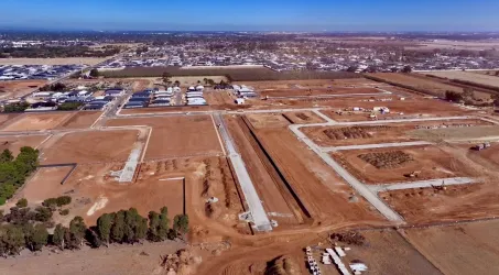 Roberts Farm Estate - Munno Para Downs Aerial