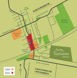 Rosehaven Estate - Rosewood Location map