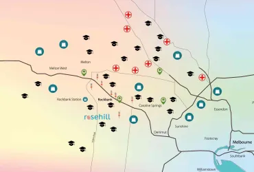 Rosehill Estate - Rockbank Location map