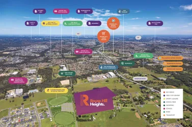 Rouse Hill Heights Estate - Rouse Hill Aerial