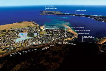 San Remo Panorama aerial