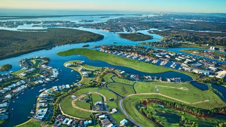 Sanctuary Cove Resort - Hope Island Aerial