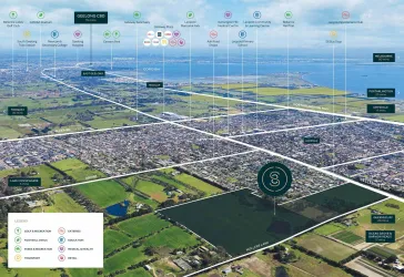 Sanctuary Springs Estate - Leopold Aerial