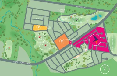 Sanctuary Views Estate - Kembla Grange Location map